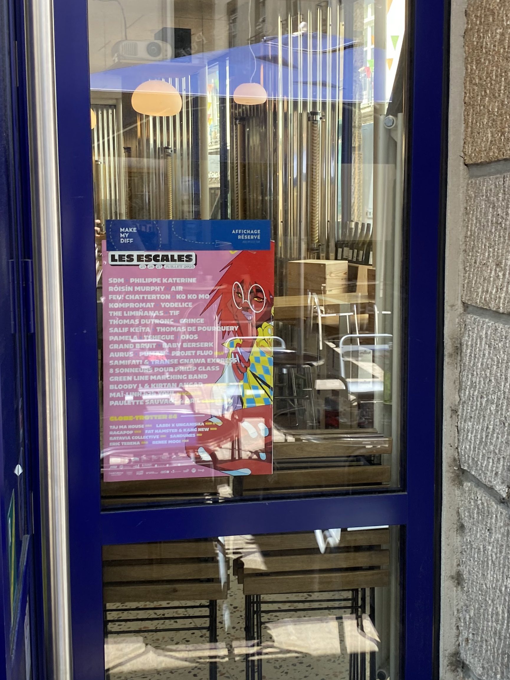 Affichage réservé pour LES ESCALES